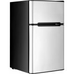 Relax4life - frigo rfrigrateur rtro 90l double porte, conglateur 27l, refroidissement 0?  10?, tempratur ...