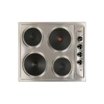 Frionor - plaque de cuisson lectrique, 4 feux, inox, 580x510 mm