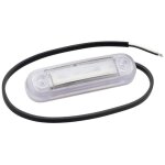 Feu de gabarit avant blanc fristom 90045 transparent extr�mit�s de c�ble ouvertes 12 v, 24 v
