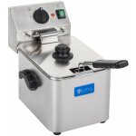 Friteuse acier inox 1 bac 8 litres cuve amovible thermostat ego professionnelle Friteuse acier inox 1 bac 8 litres cuve amovible thermostat ego professionnelle