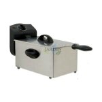 Suinga - friteuse �lectrique 1, 75 litres 1500 w thulos, acier inoxydable, zone froide - thermostat r�glable ...