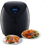 Friteuse � air chaud affichage � led - airfryer (sans odeur) 2. 6l 1400w - triomph etf1801 etf1801
