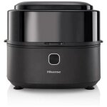 Friteuse � air chaud hisense haf1350dr simple 6, 7 l autonome noire