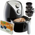 Monzana - friteuse lectrique  air chaud 3, 2 l 1300 w avec moule  gteau livret de recettes