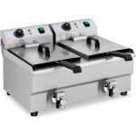 Friteuse électrique - royal catering - puissance : 2 x 3 000 w - contenance : 2 x 10 l Friteuse électrique - royal catering - puissance : 2 x 3 000 w - contenance : 2 x 10 l