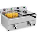 Friteuse électrique - royal catering - puissance : 2 x 3 200 w - contenance : 2 x 13 l Friteuse électrique - royal catering - puissance : 2 x 3 200 w - contenance : 2 x 13 l