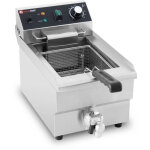 Friteuse �lectrique � poser professionnelle 10 litres avec robinet de vidange (230v) ideal - goldinox ...