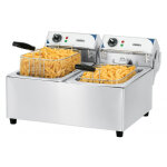 Friteuse electrique professionnelle 2 x 10 litres - casselin