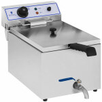 Helloshop26 - friteuse lectrique professionnelle restaurant 1 x 17 litres approprie pour le poisson ...