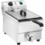 Friteuse électrique professionnelle restaurant 10 litres avec robinet de vidange Friteuse électrique professionnelle restaurant 10 litres avec robinet de vidange