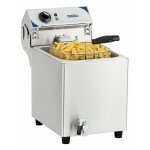 Friteuse electrique professionnelle avec vanne de vidange 7 litres - casselin