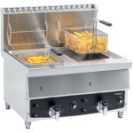 Friteuse gaz 2 x 10 litres - casselin