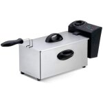 Friteuse � huile en inox 2000w - capacit� 3l avec cuve ind�pendante df - 131