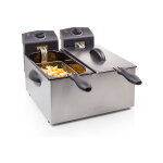 Friteuse inox 2x3l 2x1800w tristar fr - 6937 Friteuse inox 2x3l 2x1800w tristar fr - 6937