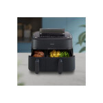 Friteuse sans huile philips airfryer na555 00 s�rie 5000 double panier 9l