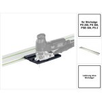 Fs - ps / psb 300 bute de guidage (490031) + rail de guidage 1400 mm (491498) pour scie sauteuse ps ...