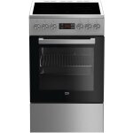 Beko - cuisinire vitrocramique fsm57300gx acier