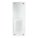 Balise murale led encastrable fumagalli leti 300 vp 6w - blanc
