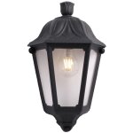 Demi - lanterne murale fumagalli iesse e27 ip55 - noir