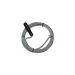 Furet déboucheur avec manivelle, débouchage canalisation, sonde de debouchage, 3 mètres x 9mm Furet déboucheur avec manivelle, débouchage canalisation, sonde de debouchage, 3 mètres x 9mm