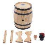 F�t de vin en pin pour vieillissement, tonneau en bois pour bi�re artisanale, id�al bar et barbecue