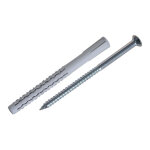 Geb - cheville longue nylon universelle gx - l g&b 10x80 mm + vis zing t�te frais�e t40 - boite de 50 ...