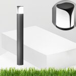 Lanterne d'extrieur gea led stele ges732 e27 led ip44 h80 lampadaire extrieur moderne en aluminium ...
