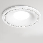 G. e. a. luce - spot gea led coralie 1 gfa190 spot led strass blanc mat int�rieur rond gu10 ip20