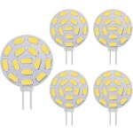 G4 2. 5w led ampoules, �quivalent � 20 - 25w lampes halog�nes, g4 base ac / dc 12v, 300 lm, �clairage ...