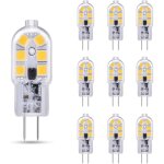 G4 led 2w 12v ac / dc blanc froid 6000k pour hotte aspirante, 200lm, quivalent ampoule halog�ne g4 10w ...