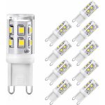 G9 led 2w �quivalent 20w 25w g9 halog�nes, blanc neutre 4000k, ampoule led g9 lampe, cri 80, 300lm, 360 ...