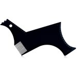 Gabarit de barbe pour homme, outil de coiffage, peigne � barbe double face, outil de beaut� pour le rasage ...