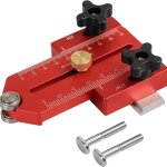 Gabarit de coupe mince allong� pour scie circulaire sur table, compatible avec scie circulaire sur table, ...