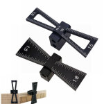 Gabarit marqueur � queue d'aronde en alliage d'aluminium ? 2 pi�ces, �chelle imp�riale, noir