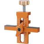 Gabarit de montage de porte d'armoire en aluminium ? support r�glable avec trou de rebondeur 10mm ? installati ...
