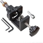 Gabarit de per�age dissimul� pour charni�re de 35 mm - guide de perforation avec pince de serrage - gabarit ...