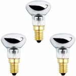 Gabrielle - lot de 3 ampoules � lave e14 r39 25 w, � intensit� variable, blanc chaud 2600 k, 250 lm, ...