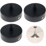 Gabrielle - 3 pi�ces auvent de plafond 8cm cache fil pour lustre magn�tique profil� avec serre - c�ble ...