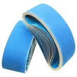 Gabrielle bande abrasive 610x100mm, 10 bandes abrasives de 80 grains pour l'�bauche, le d�capage de peinture ...