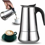 Gabrielle - cafeti�re italienne inox 12 tasses, compatible tous types de sources de chaleur 12 tasses ...