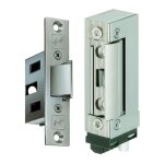 G�che �lectrique type 332 pour verrouillage d'issue de secours porte simple action r�versible 48 volts ...