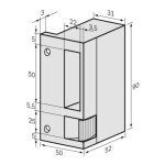 Metalux - gâche électrique aluminium en applique type 90 pour serrure horizontale, 12 volts à rupture, ... Metalux - gâche électrique aluminium en applique type 90 pour serrure horizontale, 12 volts à rupture, ...