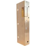 Gache �lectrique en applique 158 mm serrure verticale contact stationnaire 12v droit beugnot 12
