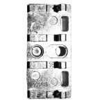 G�che pour galet pvc et alu ferco - profine kbe et k�mmerling - dormant - e - 19550 - 16 - 0 - 1