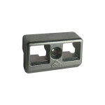 G�che sortie de tringle sur dormant pvc - gamme pvc : aluplast 2000veka 70 plax� - roto
