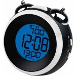 La chaise longue - petit r�veil rond noir et blanc