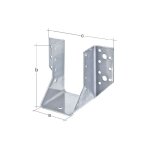 Gah - alberts sabot de poutre type a 160 / 200 2, 5mm eta - 08 / 0171 sta sdmverz - 335007