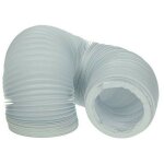 Wpro - gaine d'evacuation en pvc long extensible jusqu' 3m diam. 102mm (484000008556, av13101) sche ...