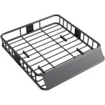 Galerie de toit en acier charge max. support�e 90 kg dim. 110, 5x99, 5x18, 5 cm noir
