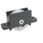 Galet silencieux sur chape compacte finition: noir ral 9005 - portac